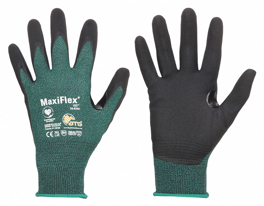 MaxiFlex® 34-8743 Cut Resistant Gloves - Medium S-22150-M - Uline