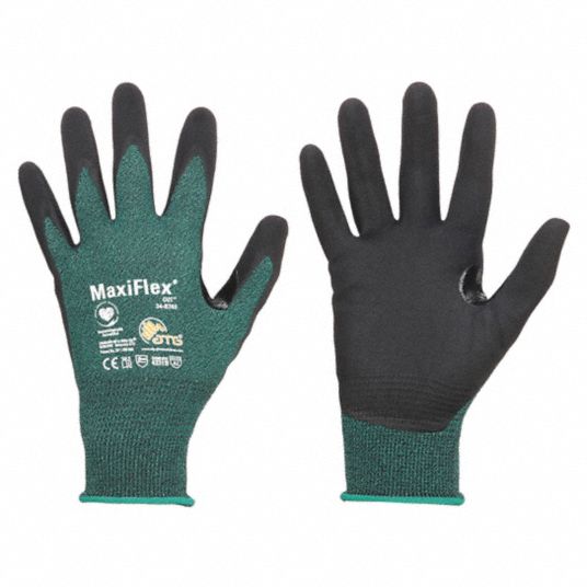 MercerMax Cut-Resistant Medium Green-Cuff Gloves