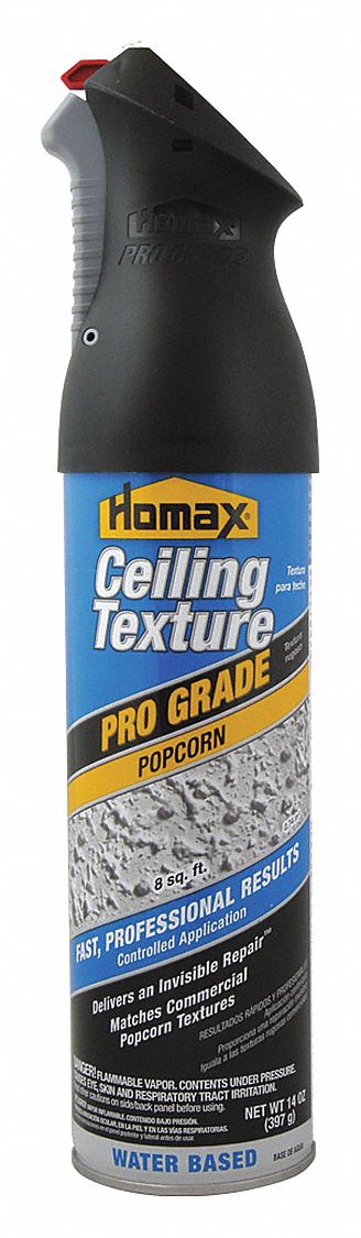 Homax Ceiling Texture Spray In Popcorn, How To Use Ceiling Texture Popcorn Spray