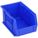 HANG AND STACK BIN,BLUE,6 IN. OUTSIDE W