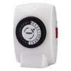 PLUG IN TIMER,WHITE,120VAC,500W,INDOOR