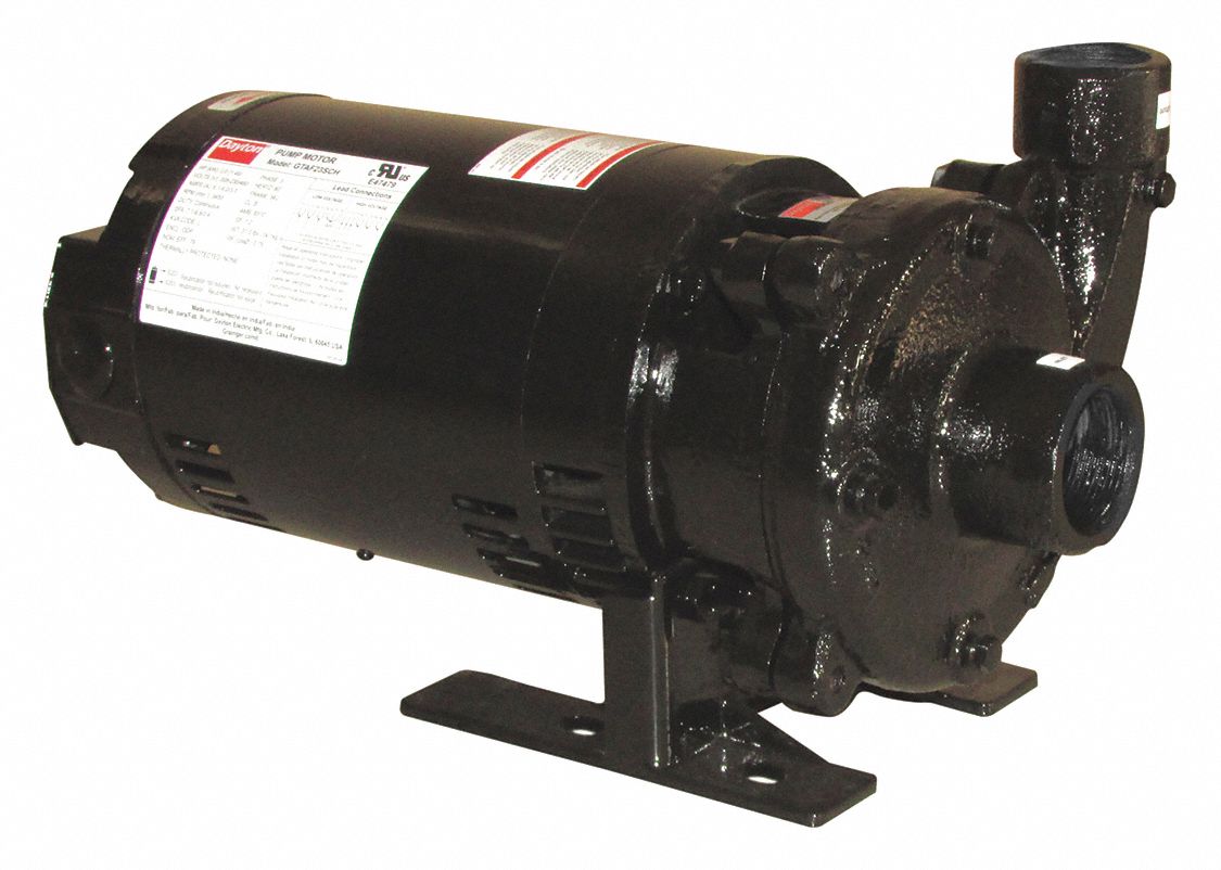 Booster Pump: 1 1/2 hp, Three Phase, 230/460V AC, 65 gpm Best Efficiency Flow, 1 1/2 in FNPT