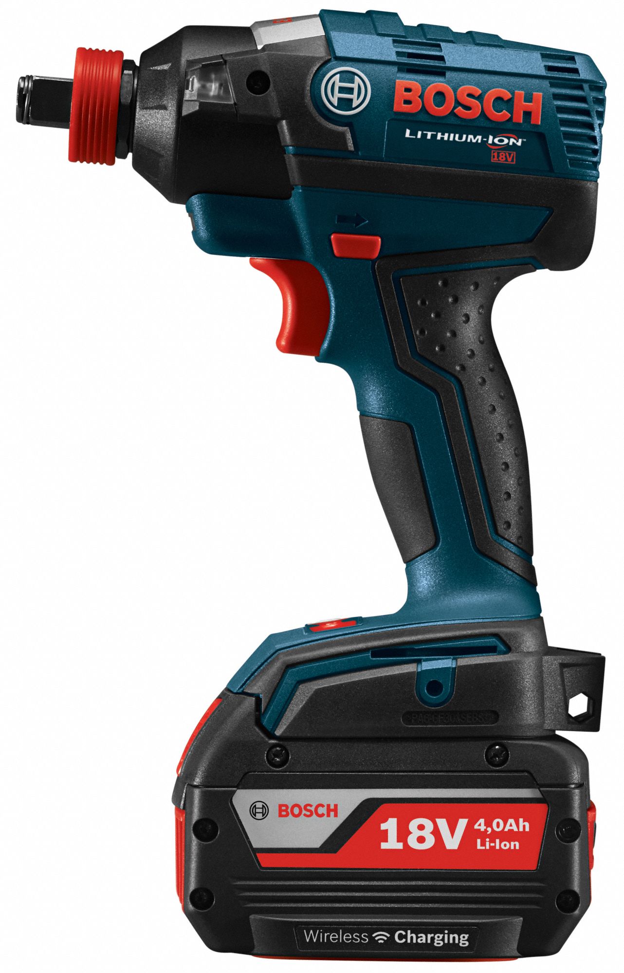 BOSCH 1/4" Hex, 1/2" Square Cordless Impact Driver Kit, 18.0 Voltage, 1650 in.lb. Max. Torque