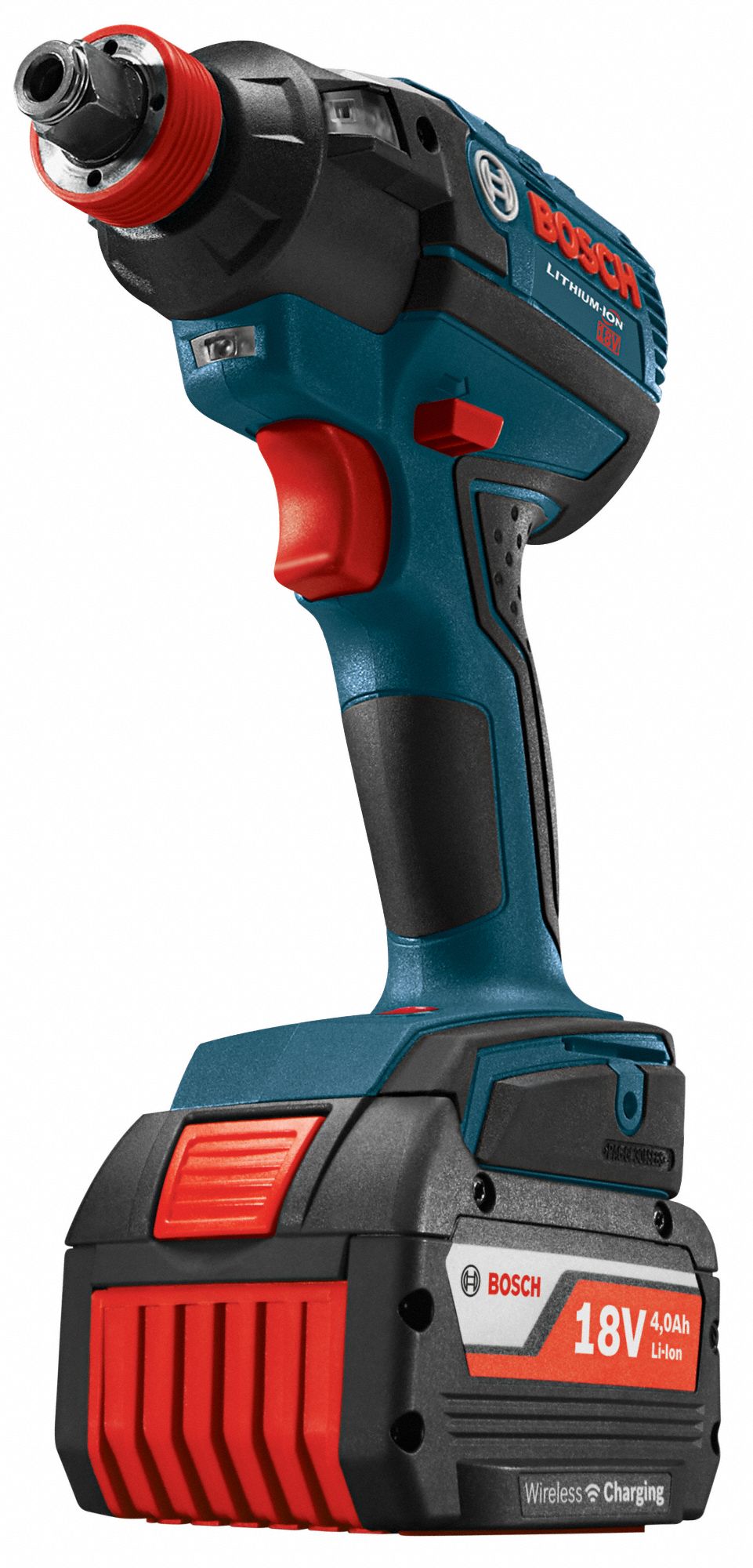 BOSCH 1/4" Hex, 1/2" Square Cordless Impact Driver Kit, 18.0 Voltage, 1650 in.lb. Max. Torque