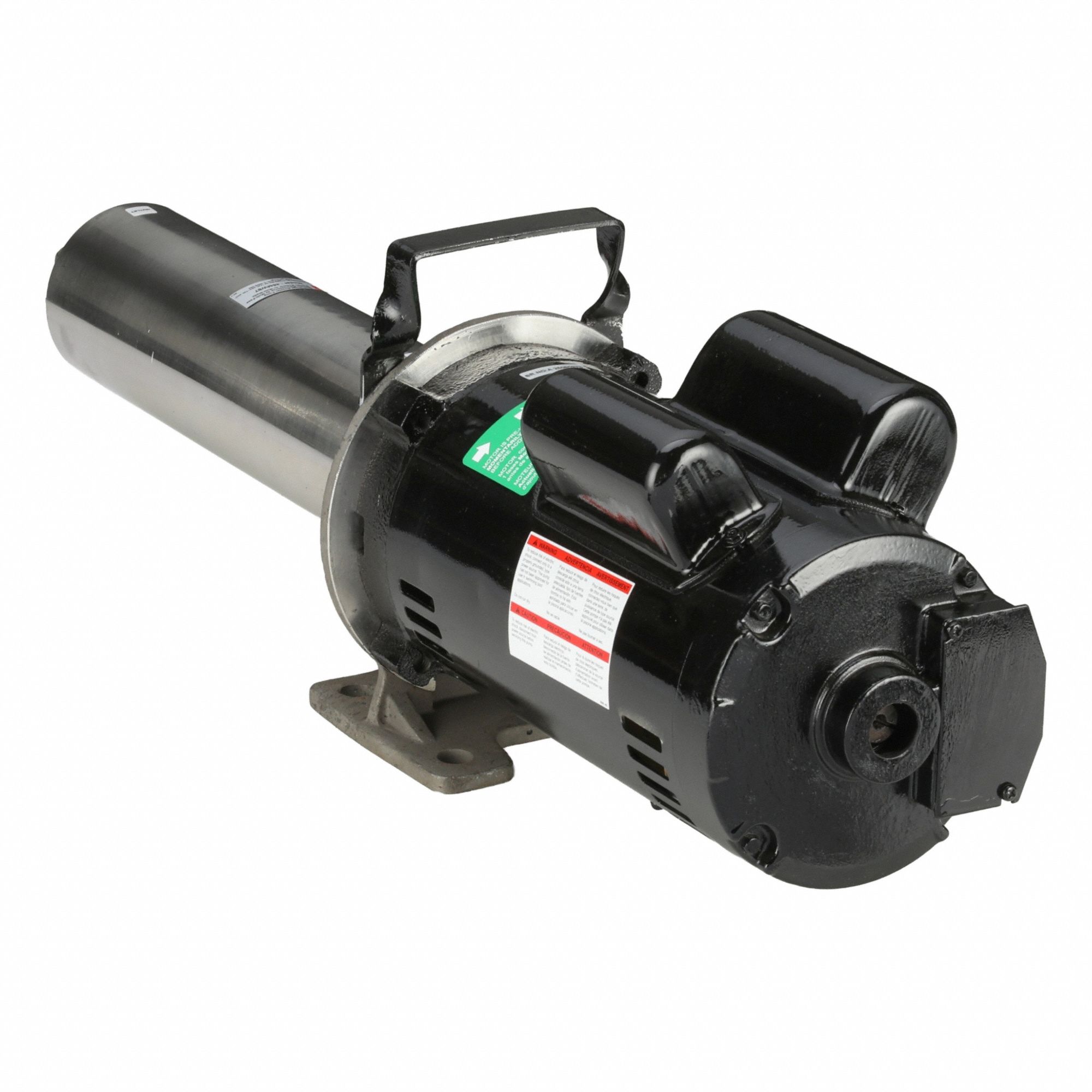 Booster Pump: 1 hp, Single Phase, 115/230V AC, 10 gpm Best Efficiency Flow, 171 psi Shut Off