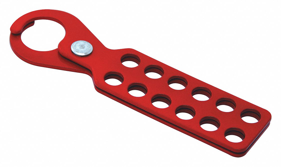 GRAINGER APPROVED Lockout Hasp, Standard Lockout Hasp Style, Steel