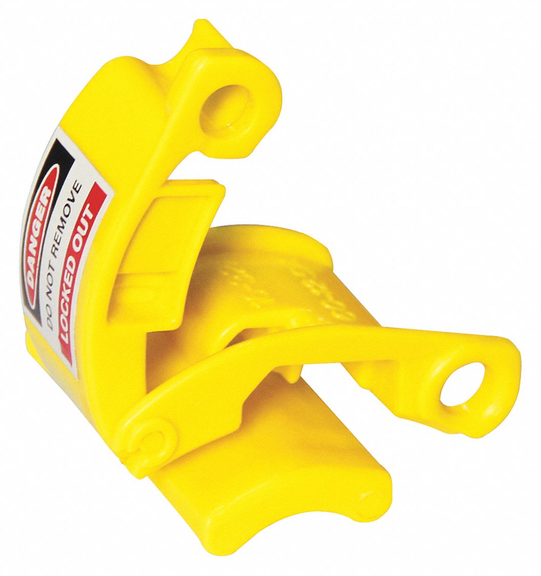 PLUG LOCKOUT,MALE PIN SLEEVE,YELLOW