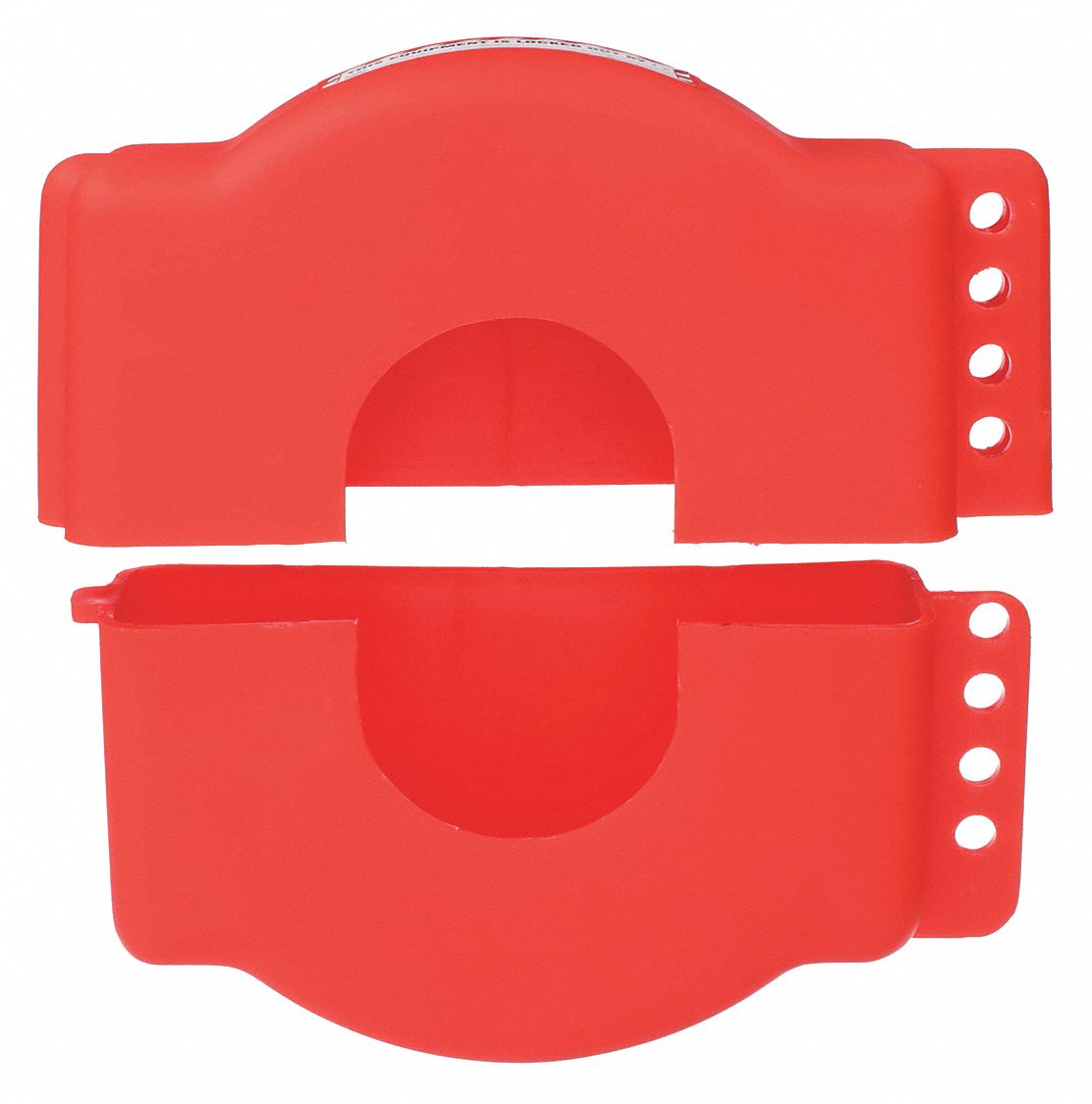 Adj. Gate Valve Lockout, Red, Polyuretane