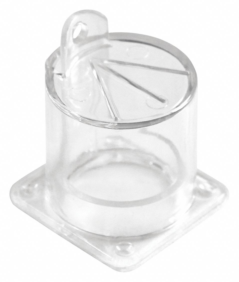 Push Button Lockout Acrylic 38.1mm Dia.