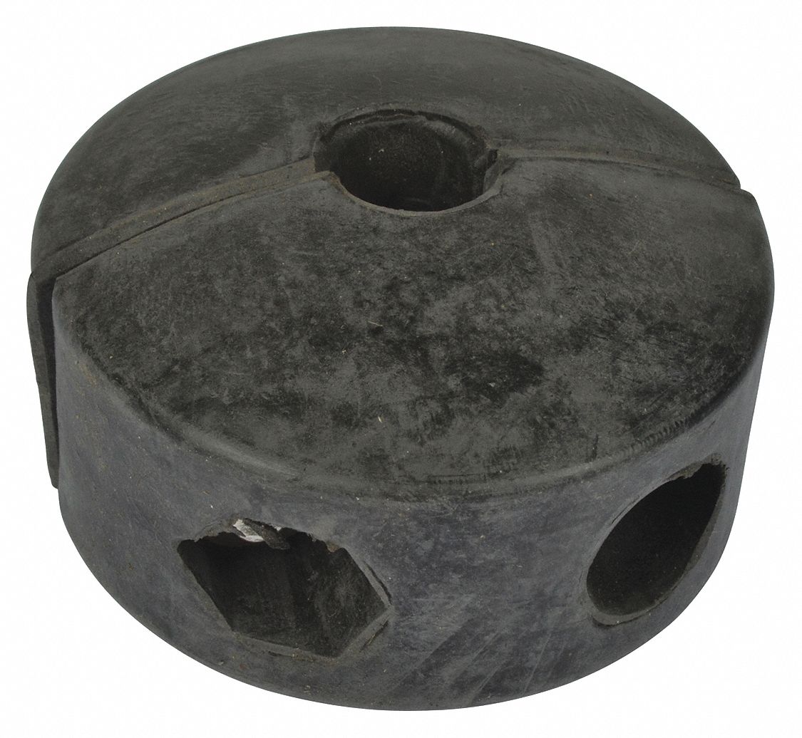 Bumper Stop 1/4 in Polypropylene/PVC