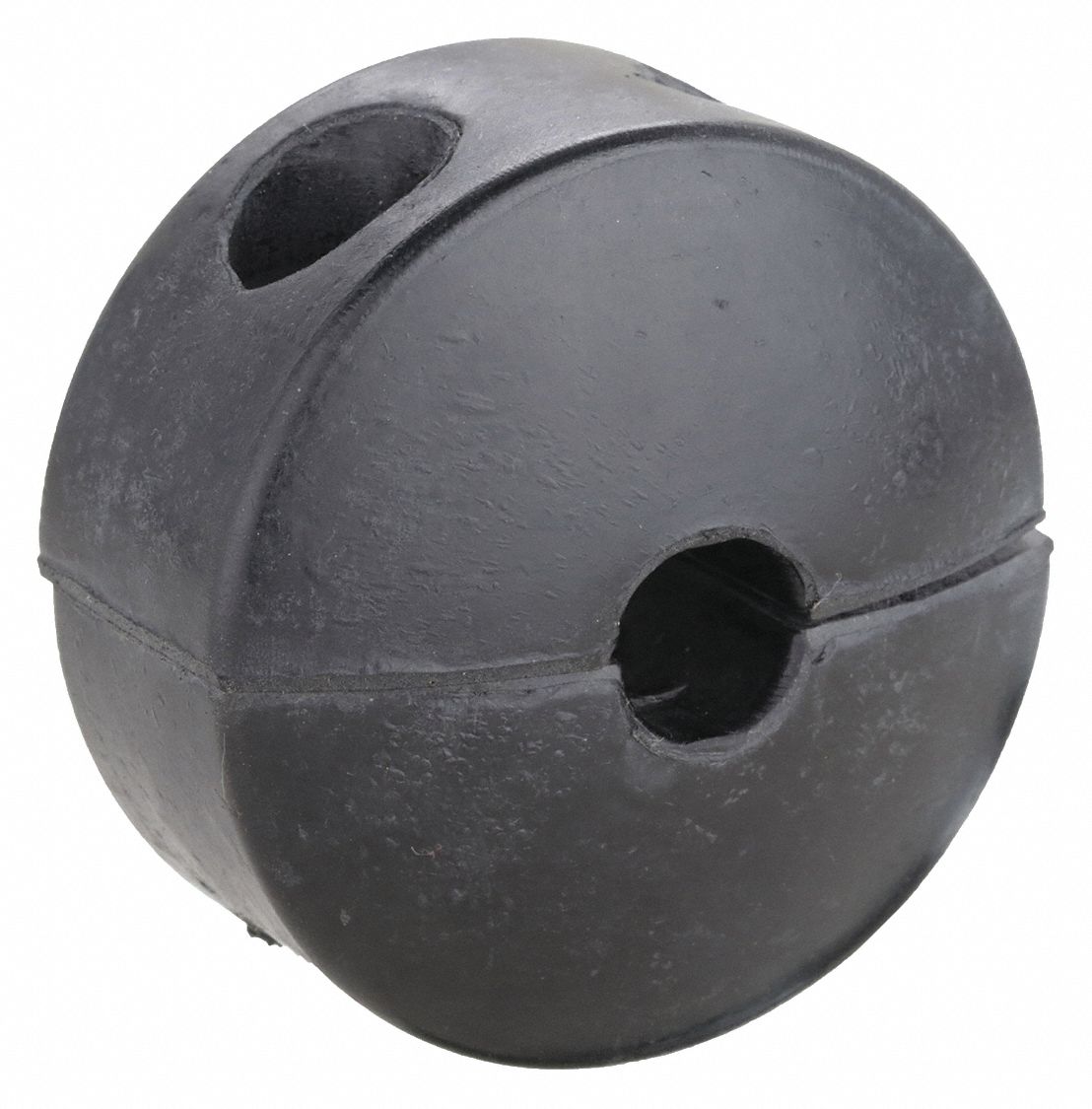 Bumper Stop: Polypropylene/PVC, For 1/4 in Hose Dia, 1 5/8 in Hose Stop Overall Wd, Oval