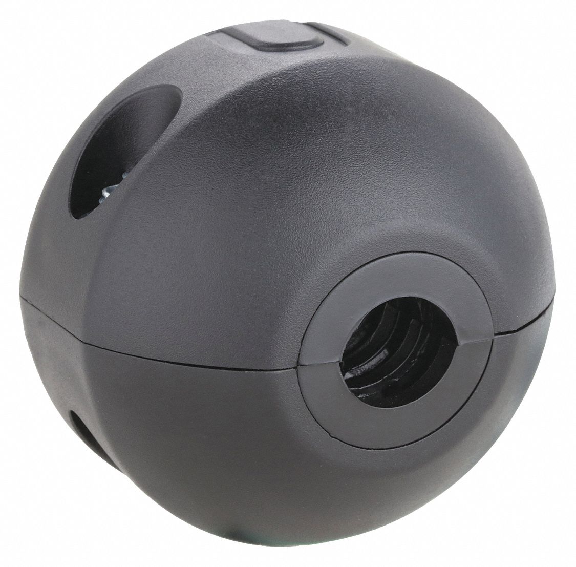 Bumper Stop: Polypropylene/PVC, For 3/8 in Hose Dia, 1 5/8 in Hose Stop Overall Wd, Oval