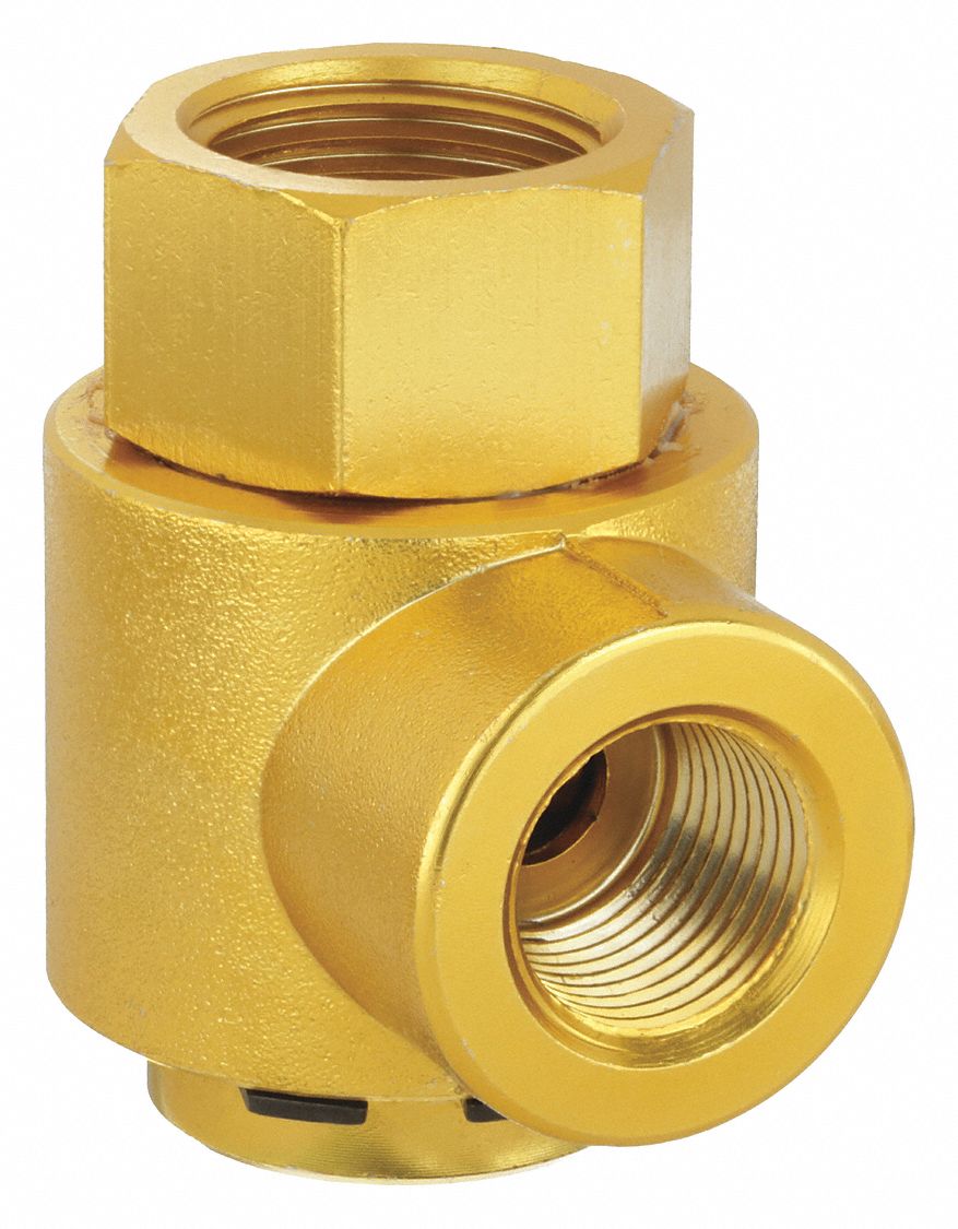 Swivel: 1/2 in FNPT, 3/8 in FNPT, For 2CUA7 Reel Series, 300 psi Max Op Pressure, Nitrile