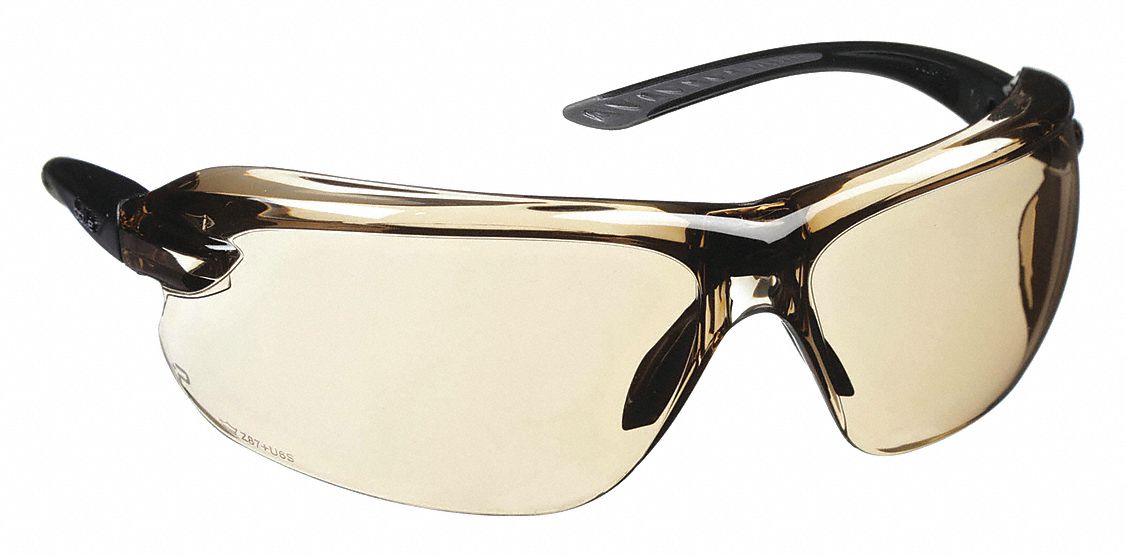 Safety Glasses,  Gray,  Black/Gray