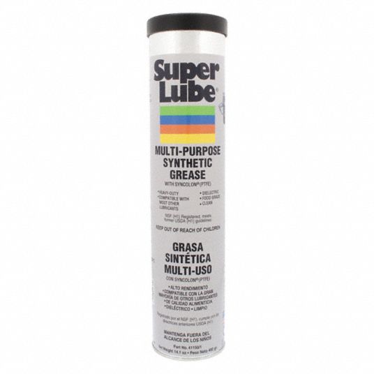 SUPER LUBE, Multi-Purpose Synthetic Grease, 14 oz, Multipurpose Grease -  45NA57