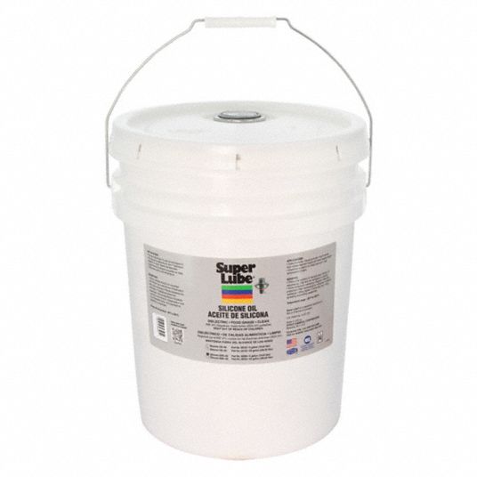 SUPER LUBE, Silicone Oil, 5 gal, Hydraulic Oil - 45NA69|56505 - Grainger