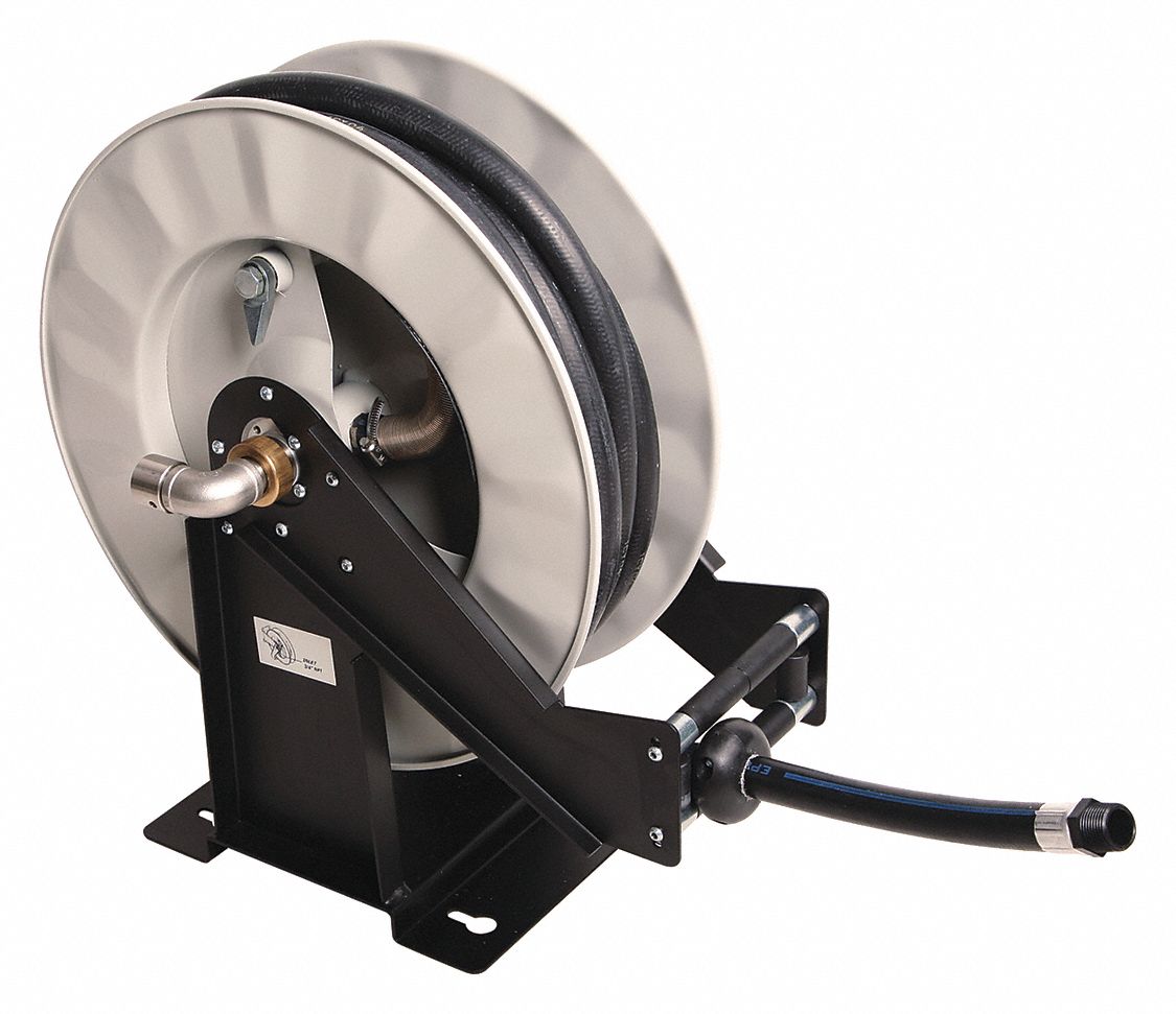 LIQUIDYNAMICS INC. Spring Return Hose Reel, DEF, 210 psi, Hose Capacity