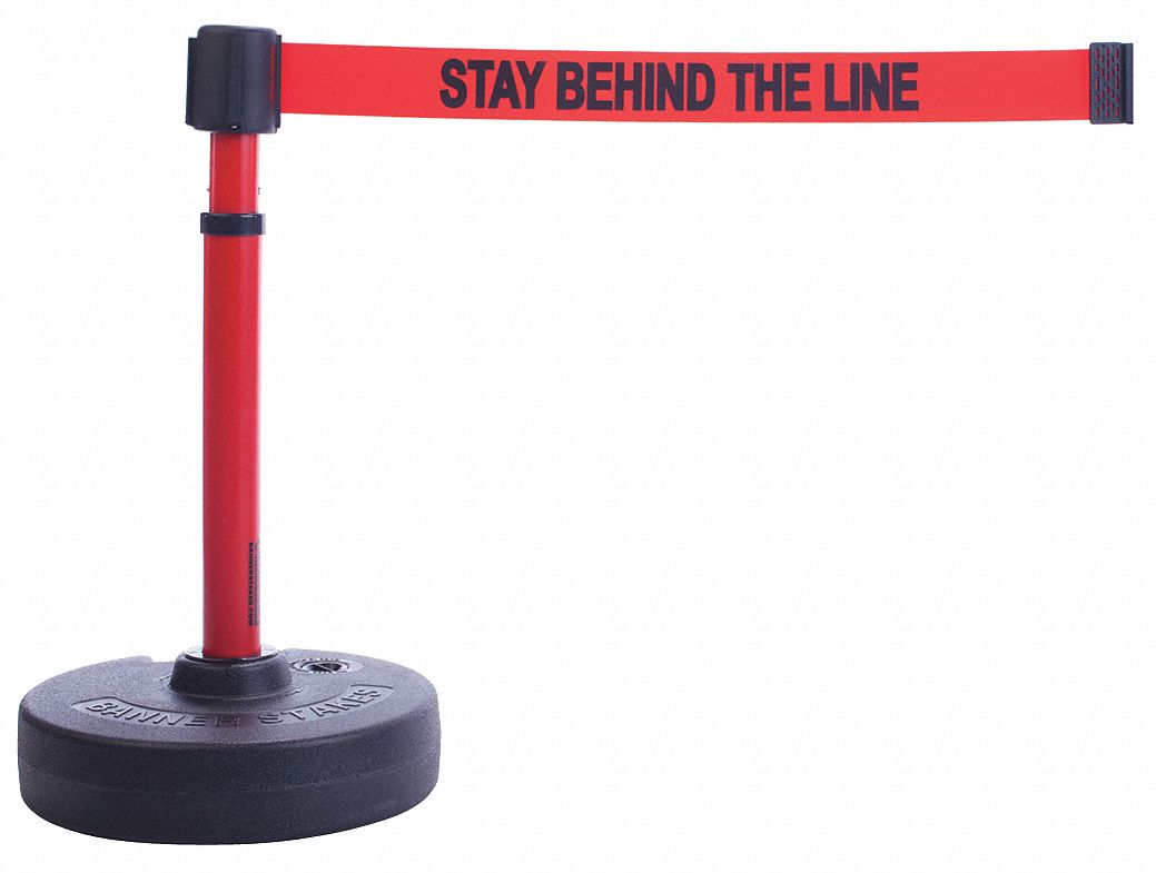 PLUS Barrier System, Stay Behind The Line