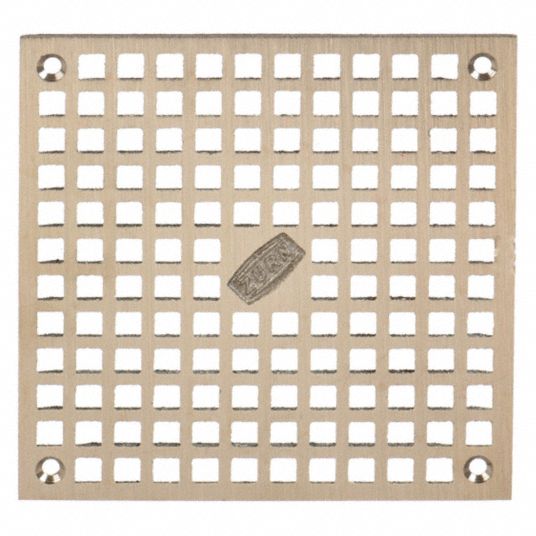 Zurn 46243-1 PN400-5B-STR Flat Round Drain Grate 5 OD Zn