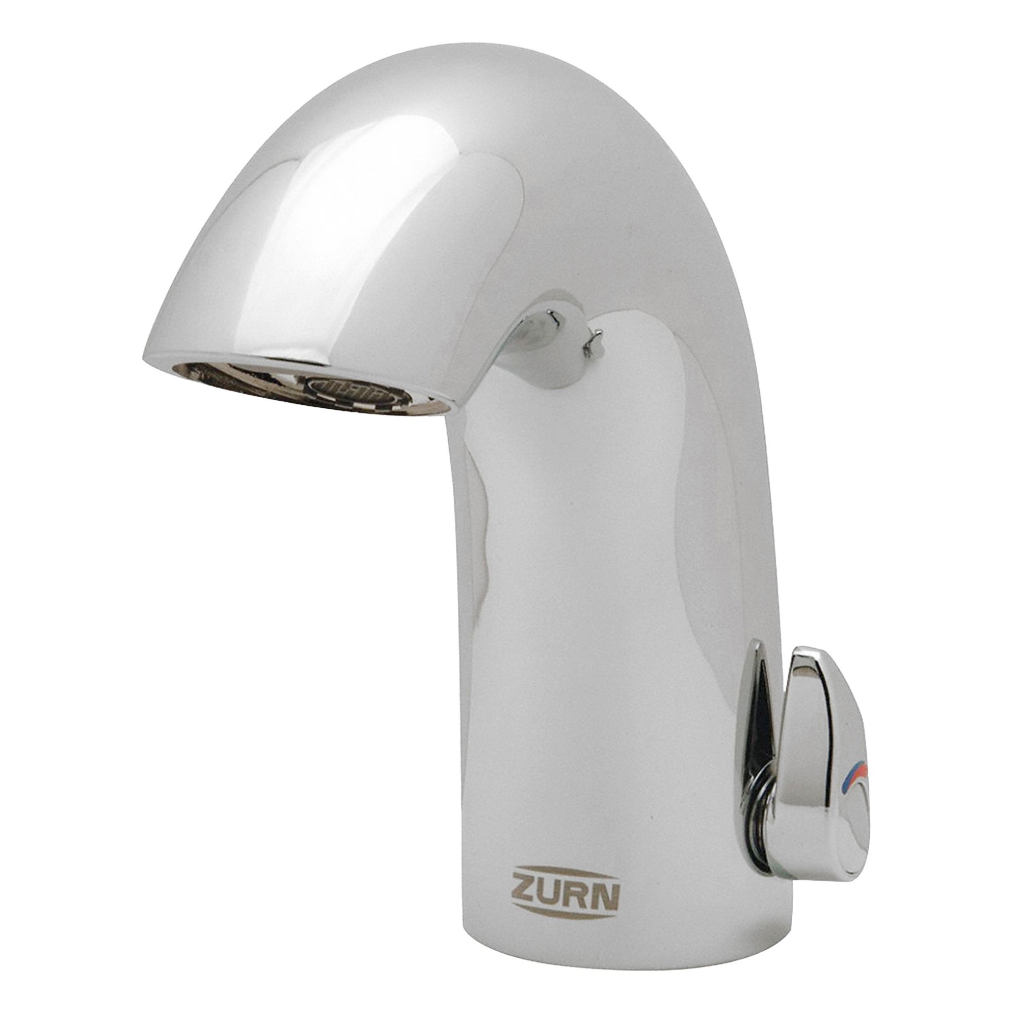 Bathroom Sensor Faucet: Aqua-Fit®, Brass, Chrome Finish, Single-Post, Battery, Aerated, NPSM