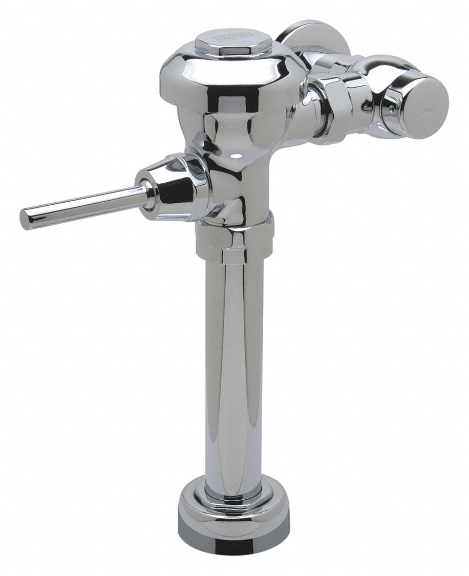 MANUAL FLUSH VALVE: ZURN AQUAVANTAGE Z6000AV, 1.28 GPF, 27 IN ROUGH-IN, DIAPHRAGM