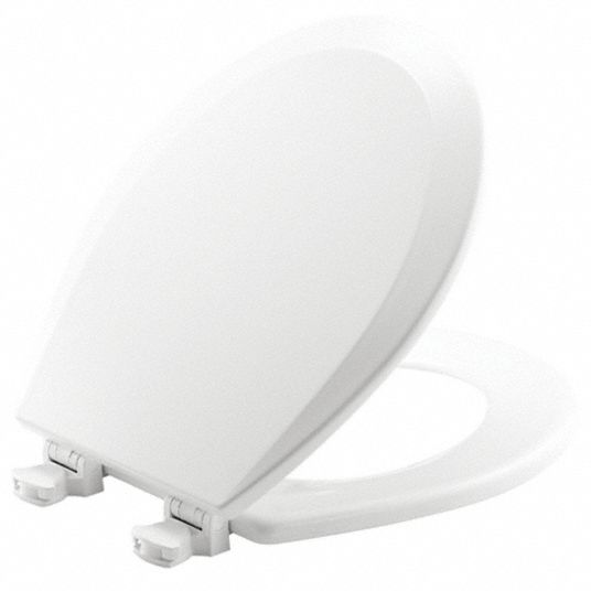 Bemis Round Standard Toilet Seat Type Closed Front Includes Cover Yes White 45nd60 500ec 000 Grainger - Bemis Toilet Seat Fitting