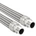 316 Stainless Steel Corrugated Metal Hoses with 321 Stainless Steel Braided Cover