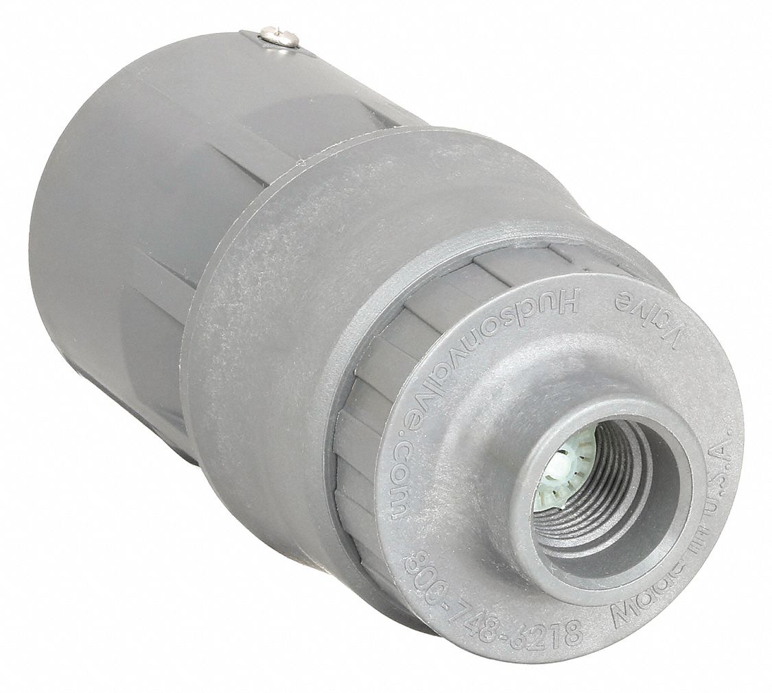 HUDSON VALVE, 1/2 in FNPT, ABS Plastic, Self Contained Float Valve