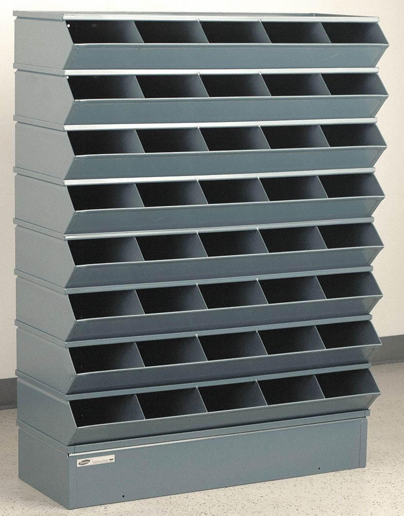 J4602 Sectional Bin Unit 40 Gray 50 in H