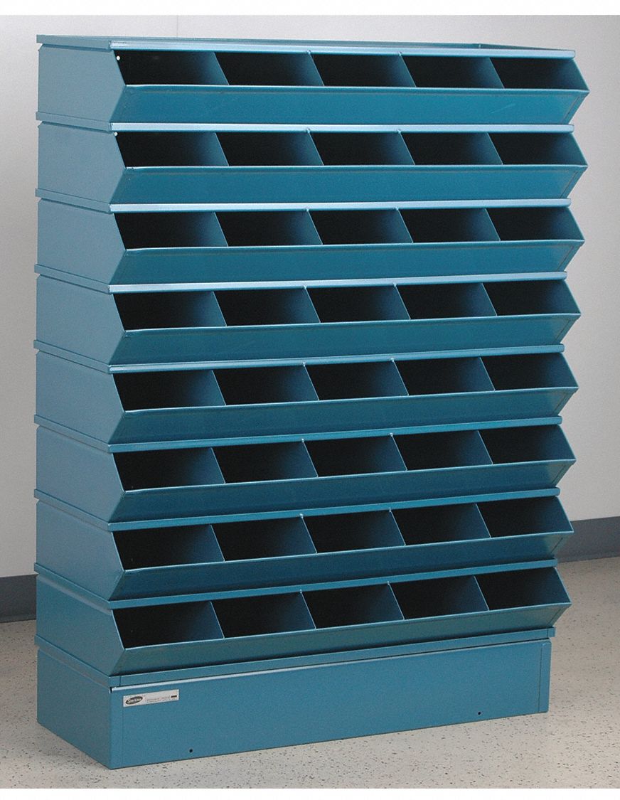 J4602 Sectional Bin Unit 40 Blue 50 in H