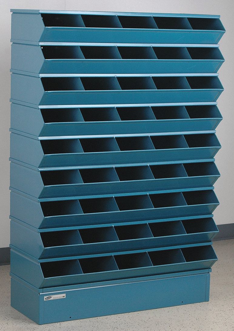 J4603 Sectional Bin Unit 45 Blue 55-1/2 in H