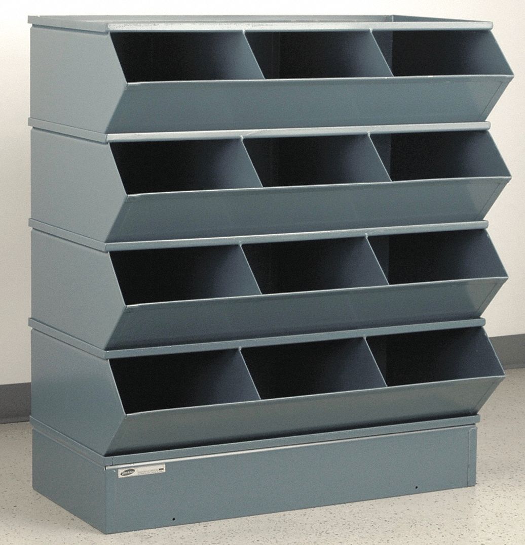 STACKBIN, 37 in x 20 in x 44 in, Std, Sectional Stacking Bin Unit