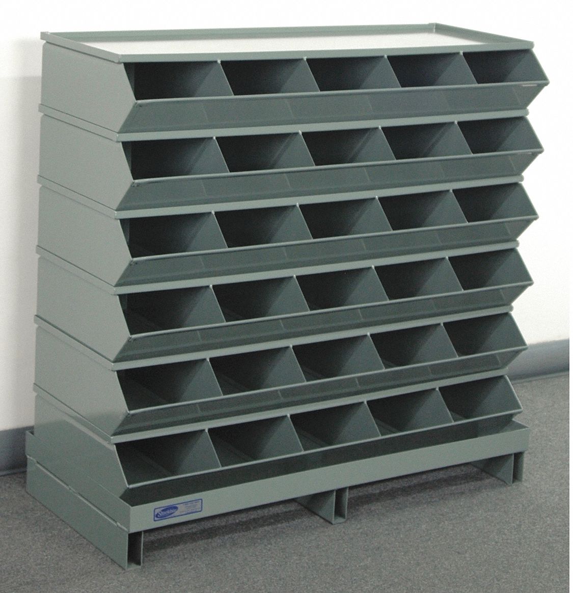 STACKBIN, 37 in x 3 1/8 in x 35 1/2 in, Pallet, Sectional Stacking Bin