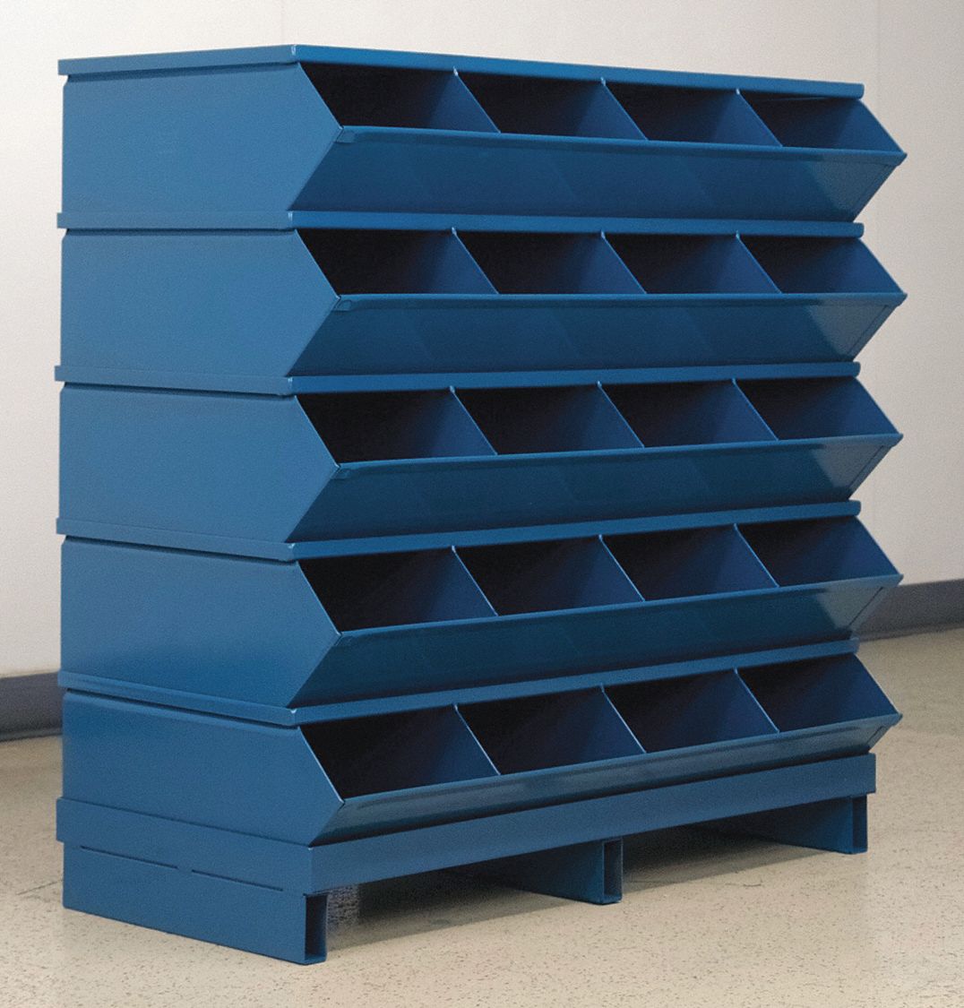 STACKBIN, 37 in x 3 1/8 in x 37 1/8 in, Pallet, Sectional Stacking Bin