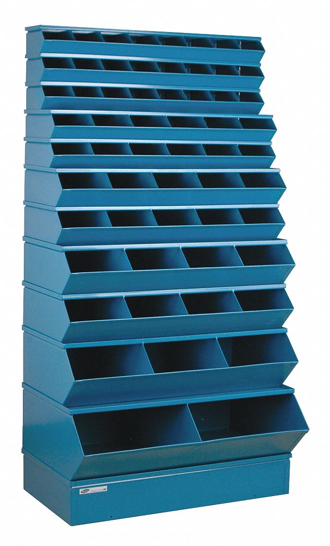 Sectional Bin Unit 59 Blue 76 in H