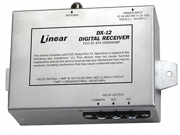 ONE-CHANNEL METAL CASE RECEIVER,304 MHZ