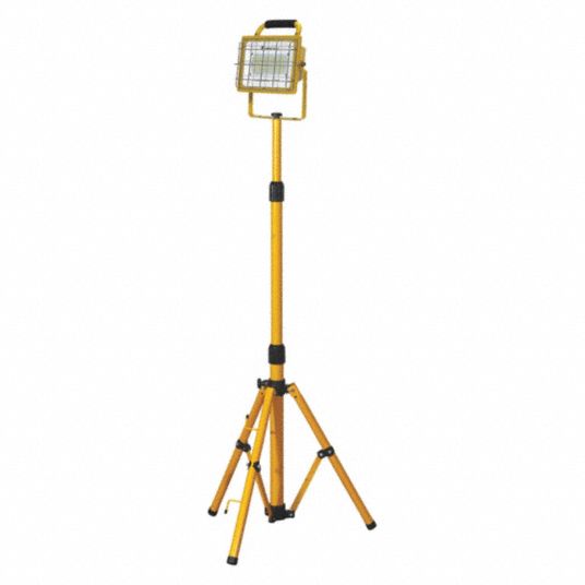 PROLIGHT Temporary Job Site Light, Tripod, Corded (AC), Lumens 6500
