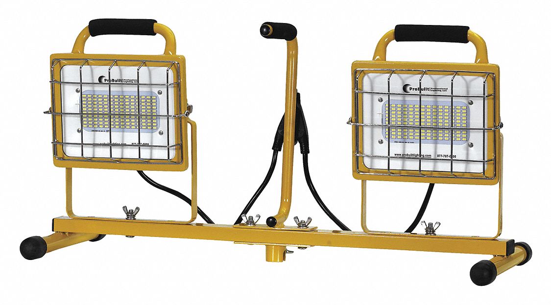 TEMPORARY JOB SITE LIGHT, 13,000 LUMENS, LED, 1 BRIGHTNESS LEVEL, 120V AC, XLE SERIES