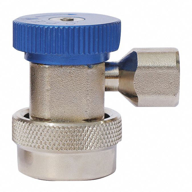 R134a A/C Low Side Coupler: Automotive A/C, Aluminum, 1 Pieces, 4 in Outside Dia, 5 in