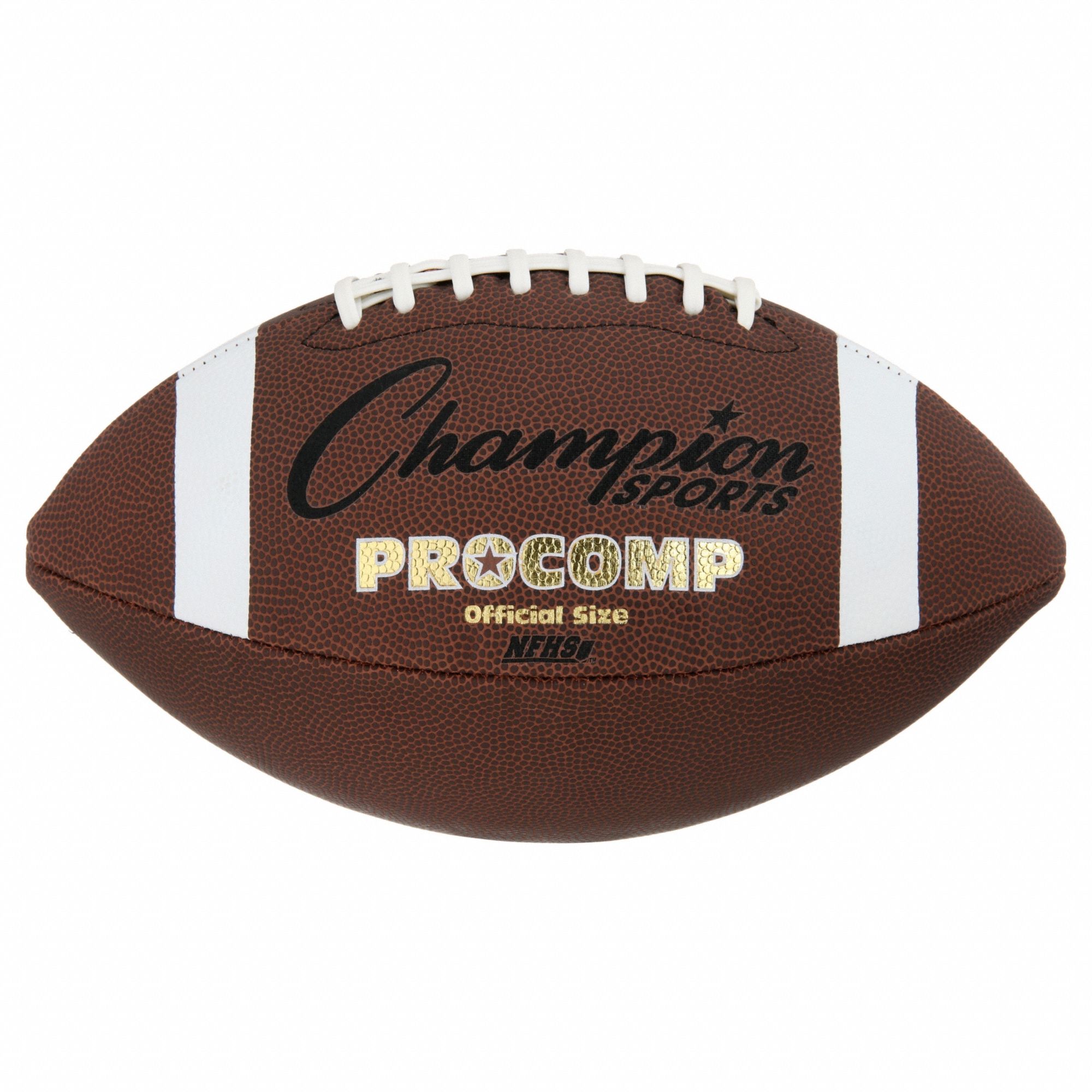 Football: Brown, Composite, NCAA/NFHS, 11 1/2 in Overall Lg, 11 1/2 in Overall Ht