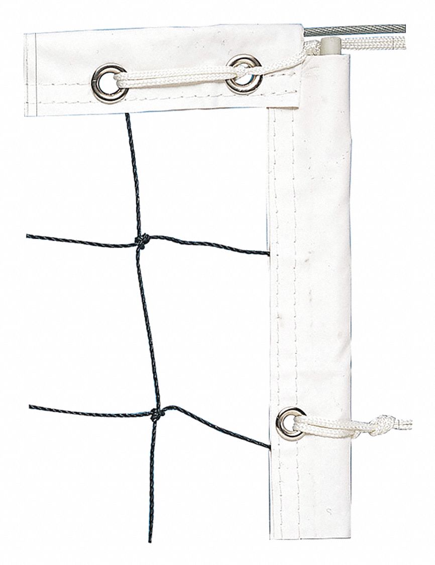 Volleyball Net: 30 in Overall Ht, 32 ft Overall Wd