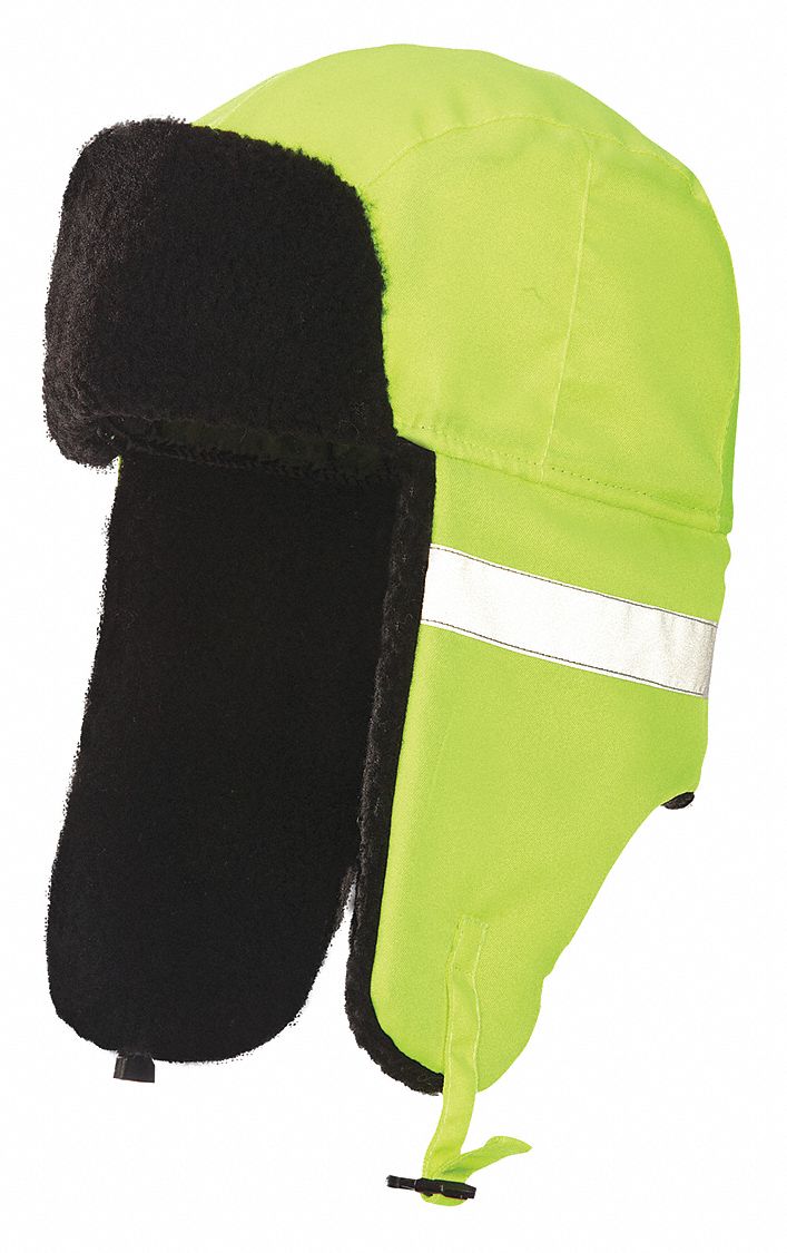 CHAPEAU AVIATEUR HAUTE VIS,VRT FLUOR,G