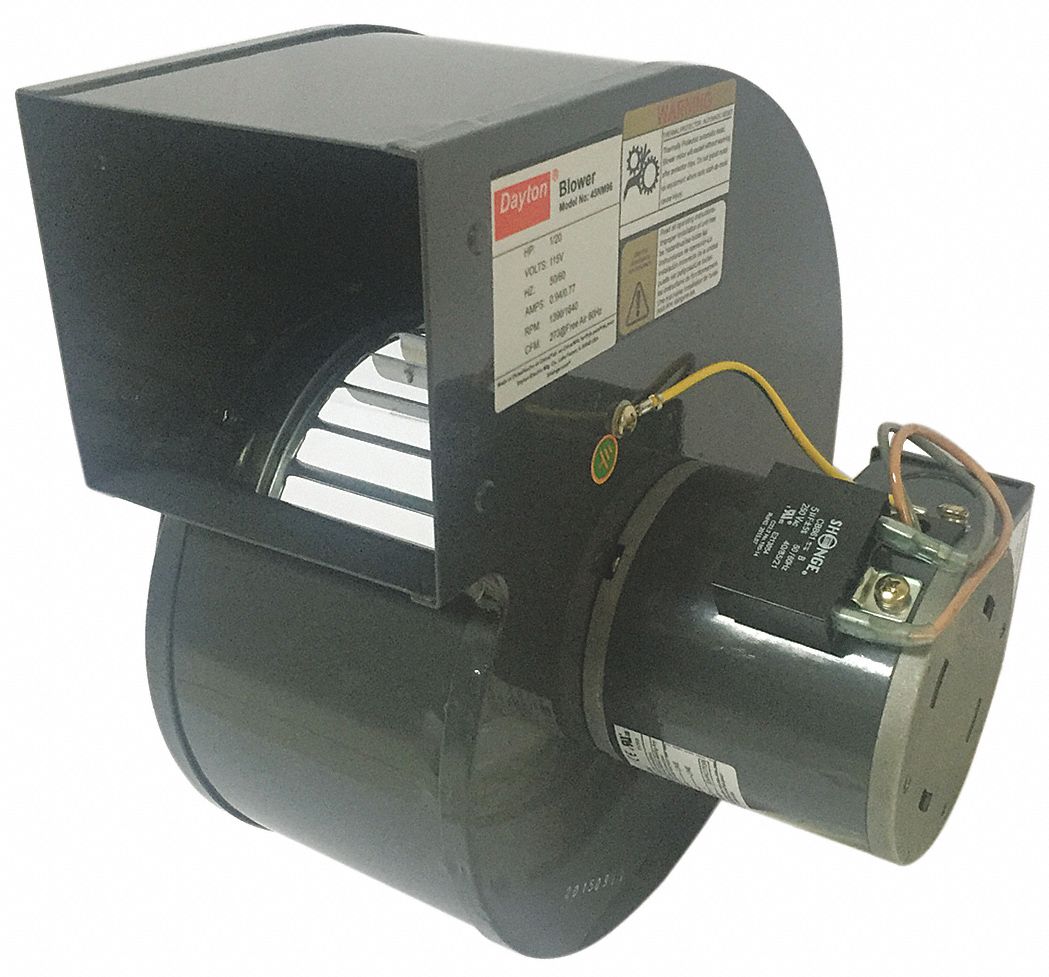OEM Blower: 5 1/8 in Wheel Dia, Direct Drive, 219 cfm, 1/20 hp, 230V AC, 1 Ph, Open