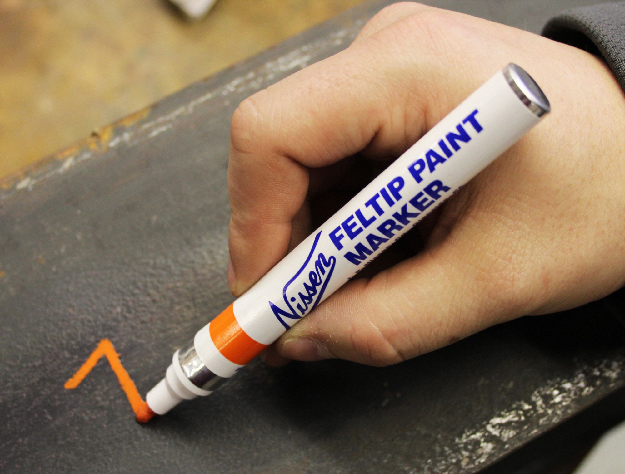 NISSEN Permanent Paint Marker, PaintBased, Browns Color Family, Medium