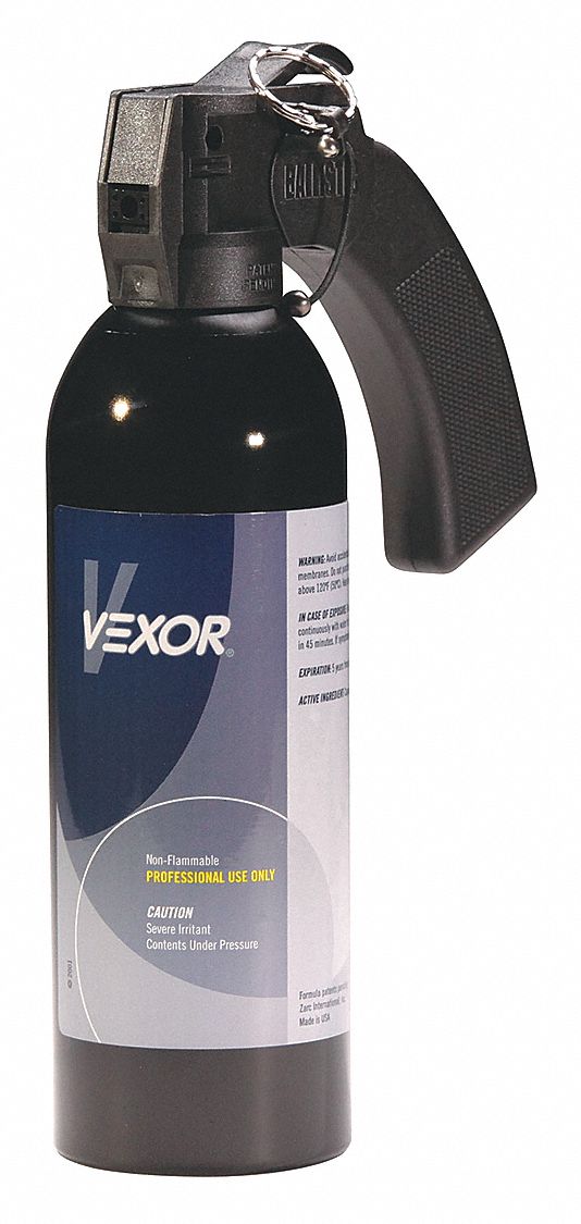 VEXOR Pepper Spray, 16 oz, 0.67 Capsaicin, 20 ft. 45NT28V00679AKC