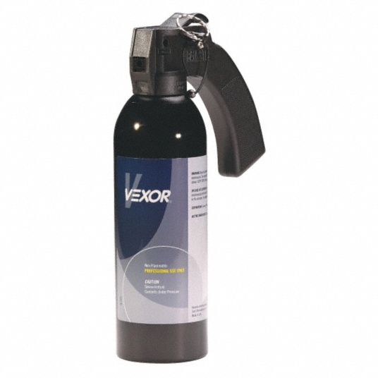 VEXOR Pepper Spray, 16 oz, 0.67 Capsaicin, 20 ft. 45NT28V00679AKC