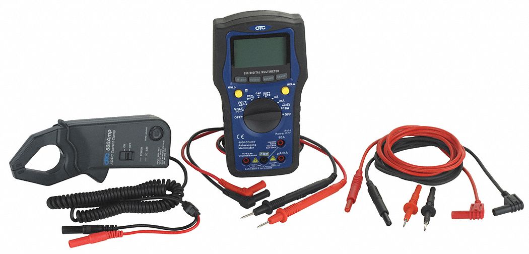 OTC, Multimeter Kit, LCD, Digital Multimeter Kit - 45NU71|3940-HD ...