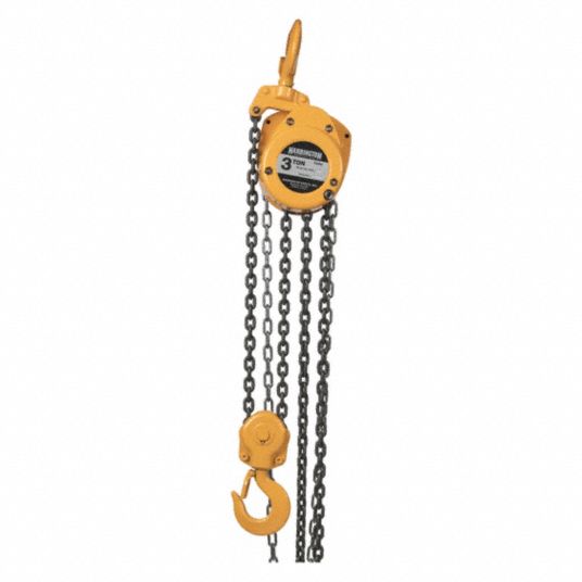 Harrington Manual Chain Hoist 6 000 Lb Load Capacity 20 Ft Hoist Lift