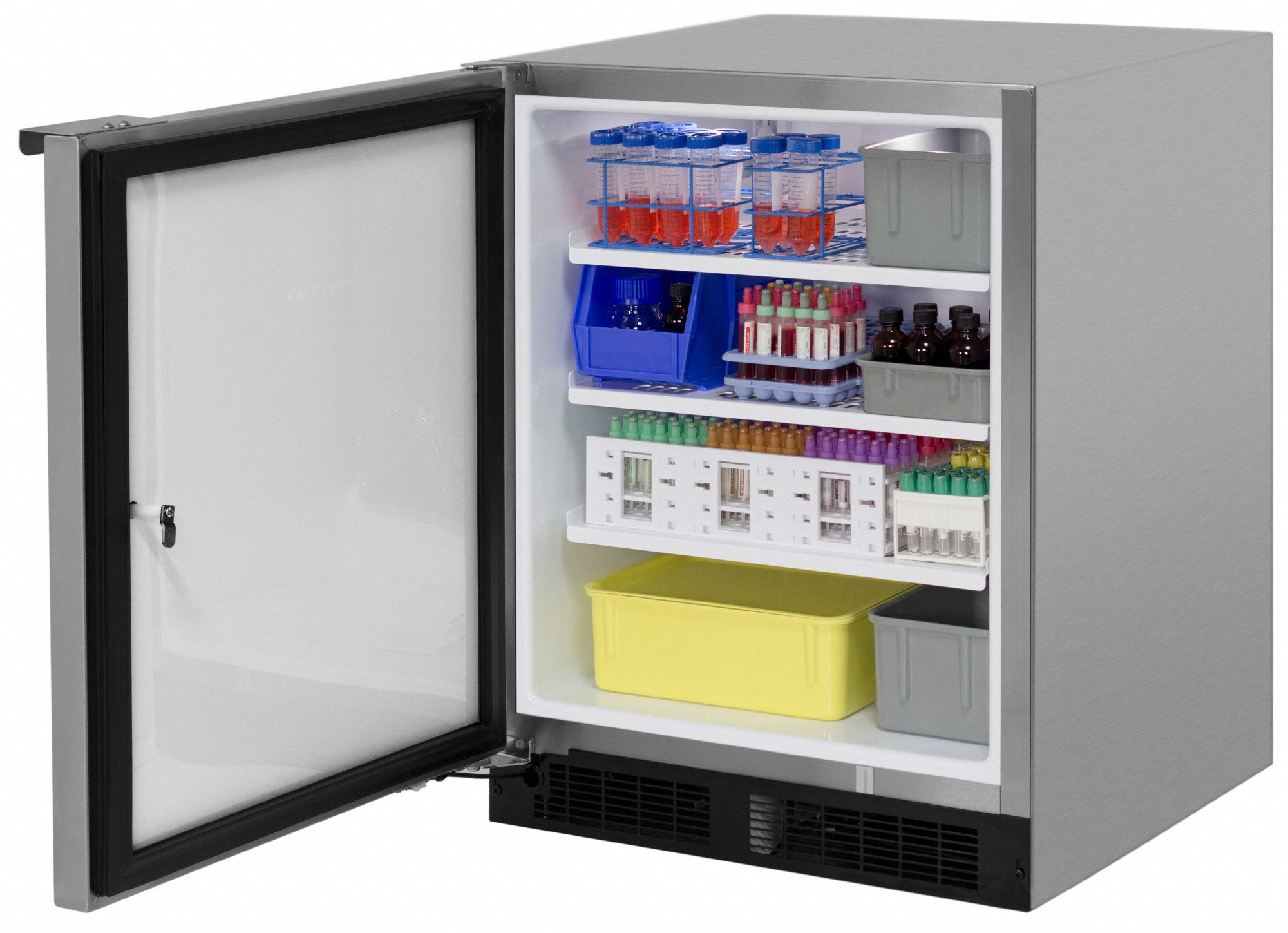 MARVEL SCIENTIFIC Refrigerator, Commercial, Stainless Steel, 23 7/8 in