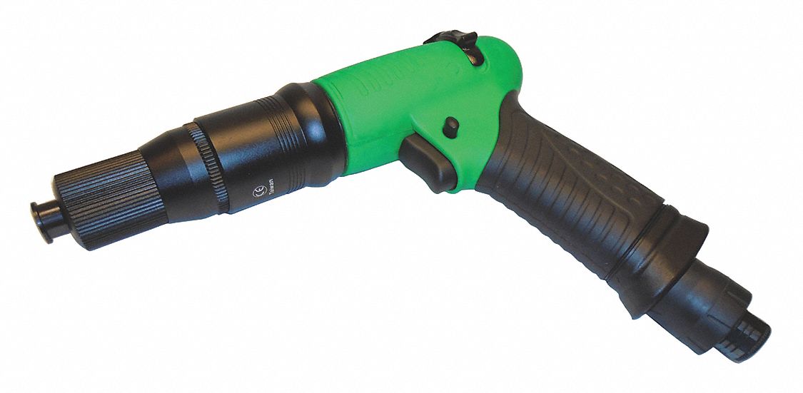 SPEEDAIRE Screwdriver, AirPowered, 0.8 ftlb to 5.4 ftlb, 90 psi